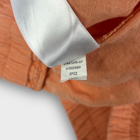 Athleta Cabo Linen 4" Short Cactus Peach Plus Size 20 - Picture 5 of 8